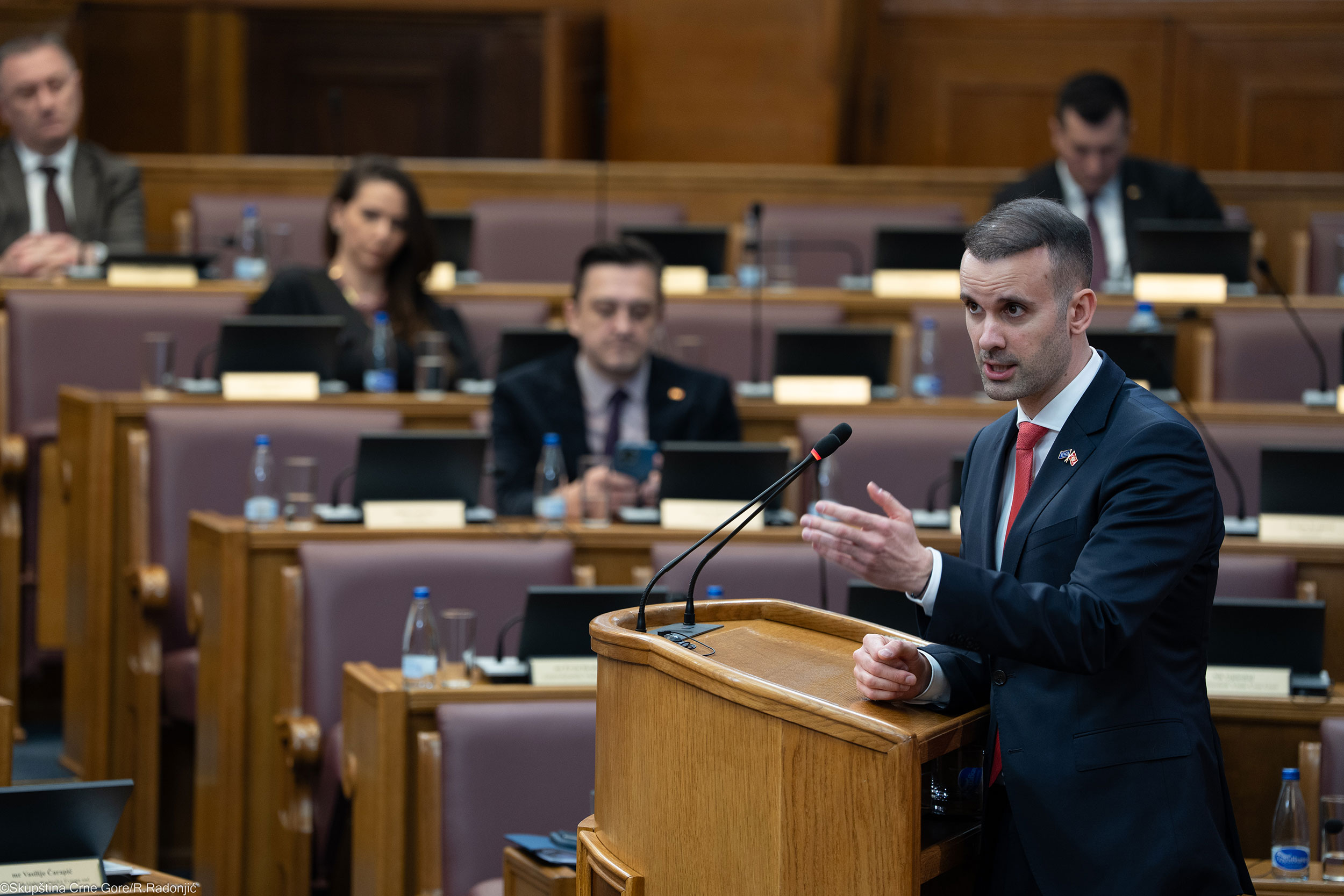 Premijerski sat: Milojko Spajić (FOTO: Skupština CG)