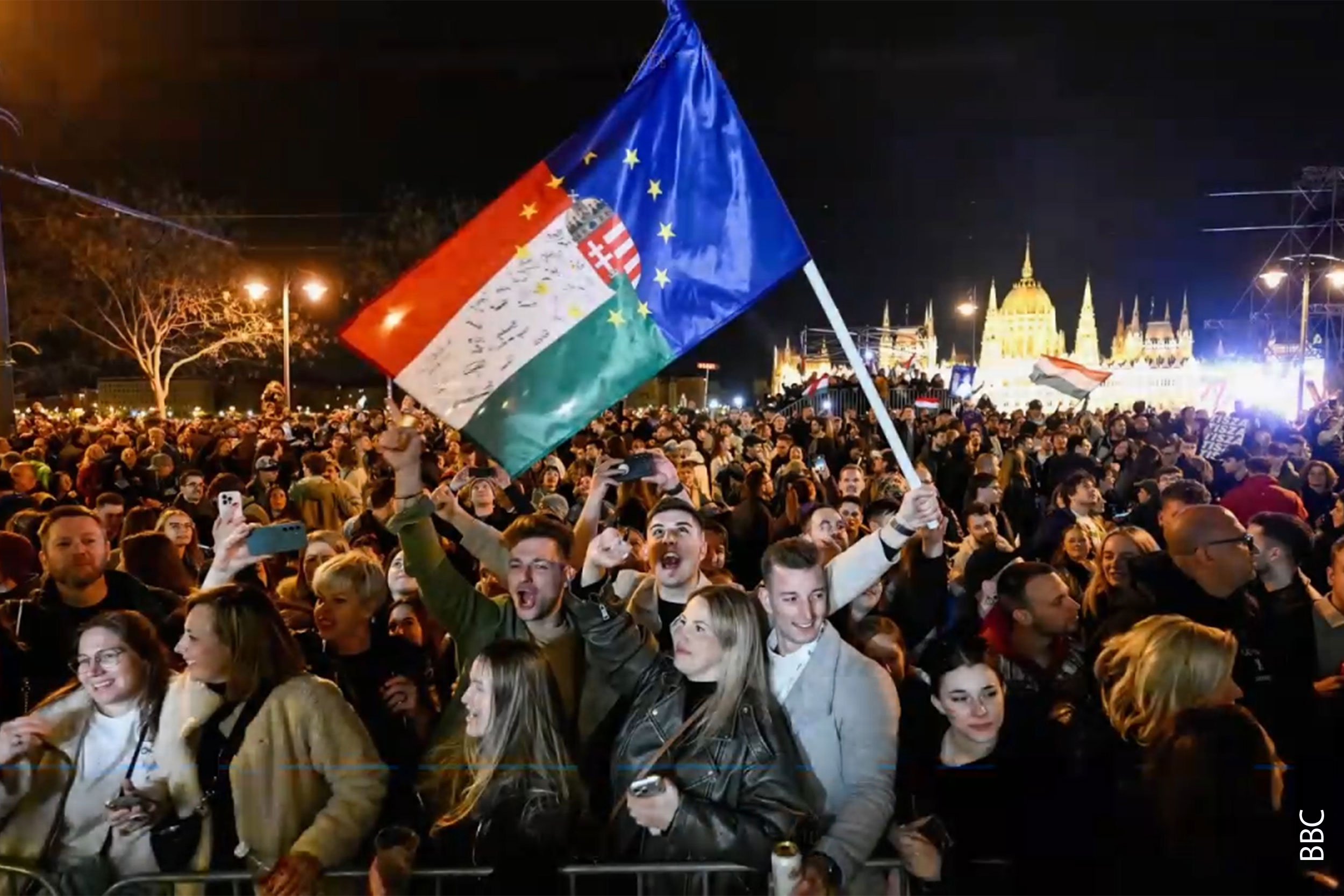 Budimpešta, 12. aprila 2026. (FOTO: BBC)