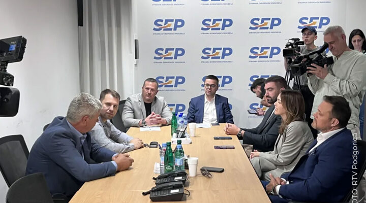 Sastanak SEP, DPS, ES - FOTO: RTV Podgorica