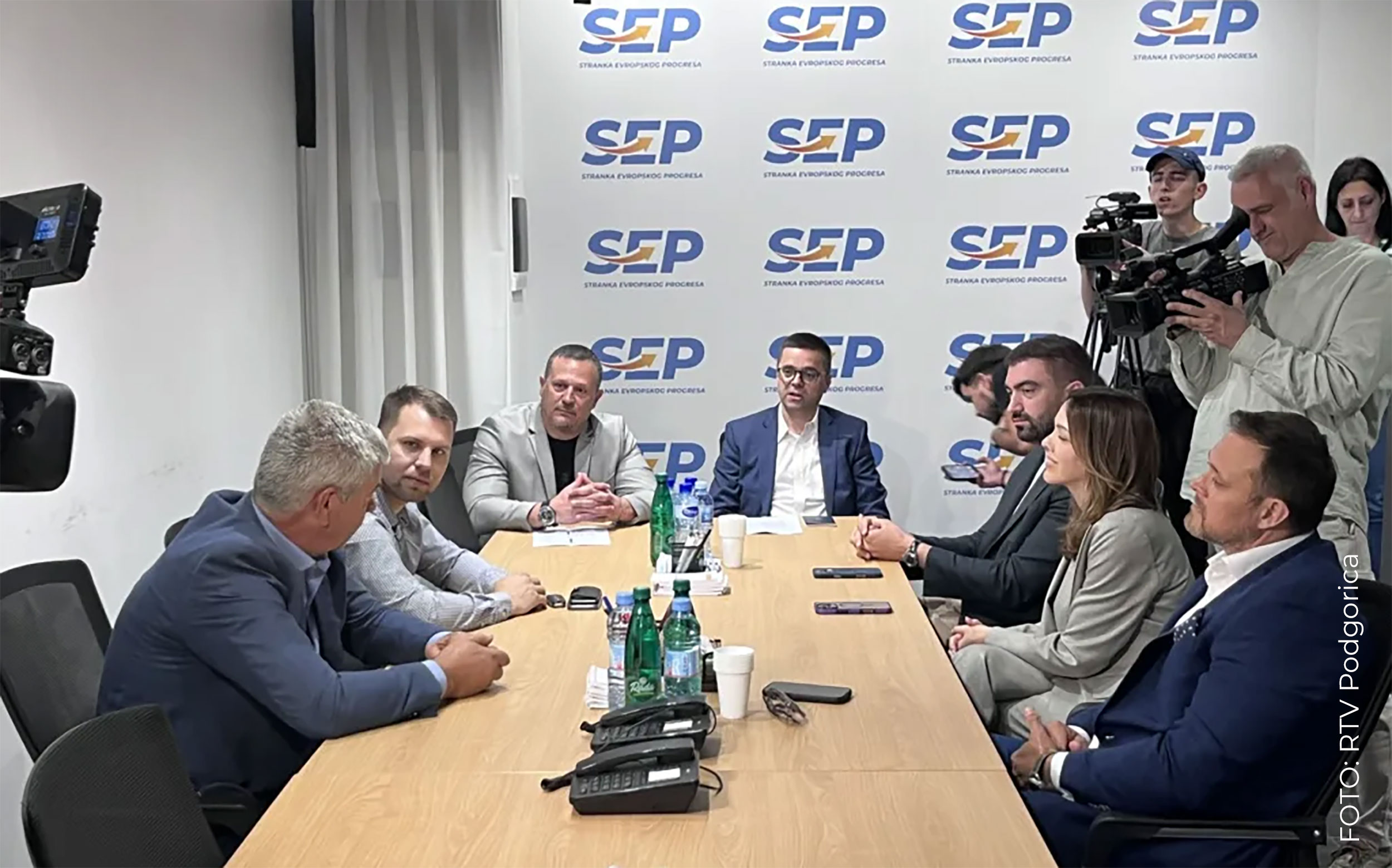 Sastanak SEP, DPS, ES - FOTO: RTV Podgorica