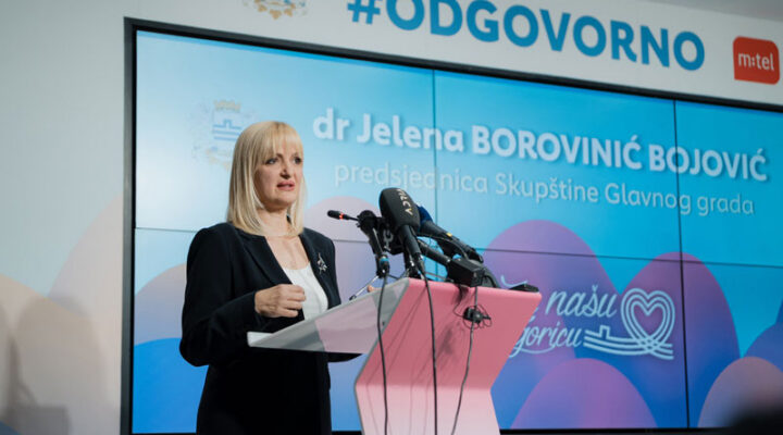 Jelena Borovinić Bojović FOTO: Skupština Glavnog grada Podgorice